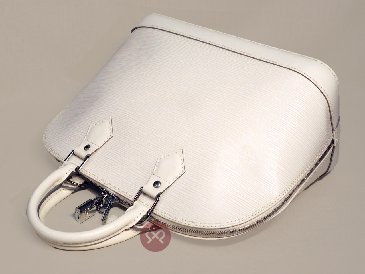 Louis Vuitton M5280J Ivory/ Vanilla Epi Leather Alma PM Tote Bag (FL3088) - Image 4