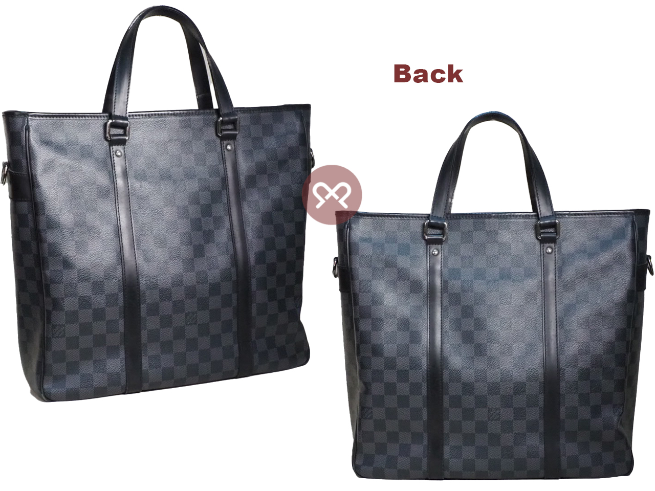 Louis Vuitton N51192 Damier Graphite Tadao Bag with Strap (DU0182) - Image 3