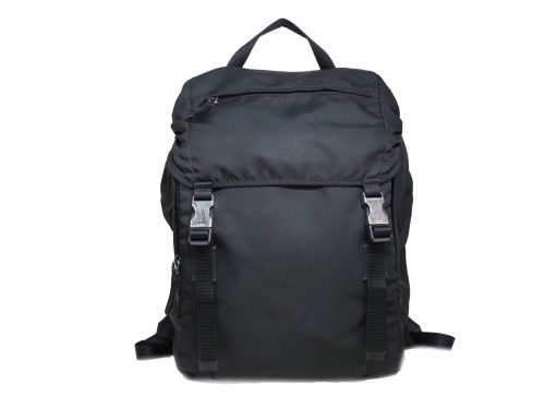 Prada 2VZ062 Black/ Nero Nylon and Saffiano Leather Montagna Backpack
