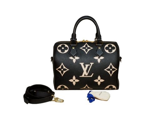 Louis Vuitton M58947 Speedy Bandoulière 25 Bicolour Monogram Empreinte leather (RFID)