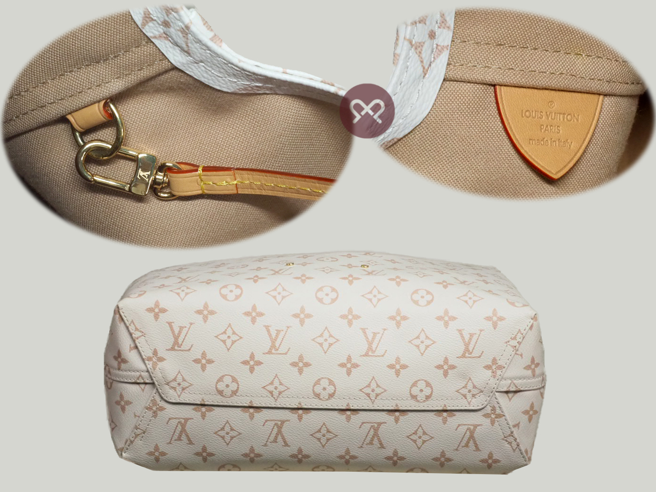 Louis Vuitton M24409 Monogram Dune Canvas Atlantis GM Tote Bag (RFID) - Image 4