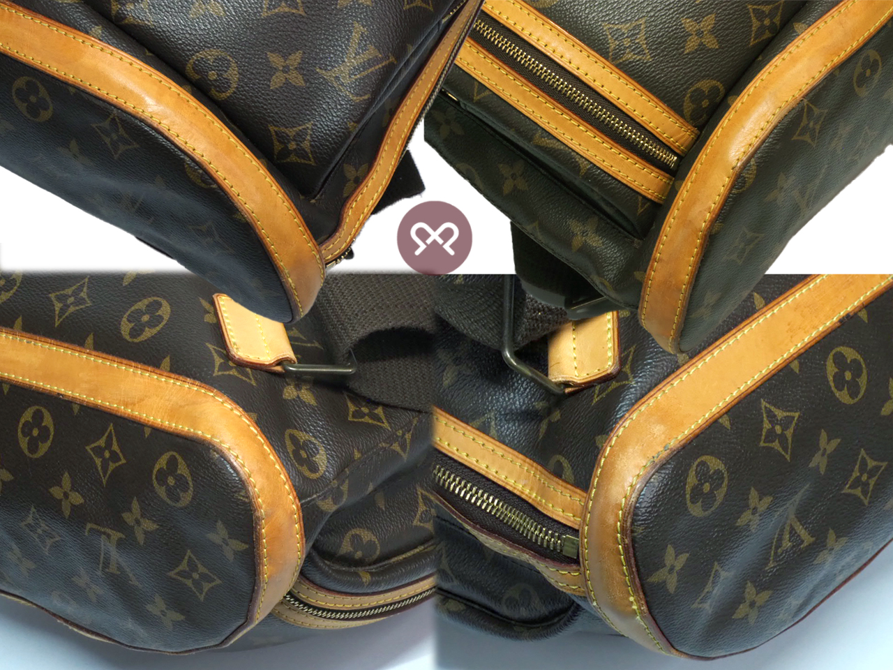 Louis Vuitton M40107 Monogram Canvas Sac A Dos Bosphore Backpack (FL1104) - Image 7