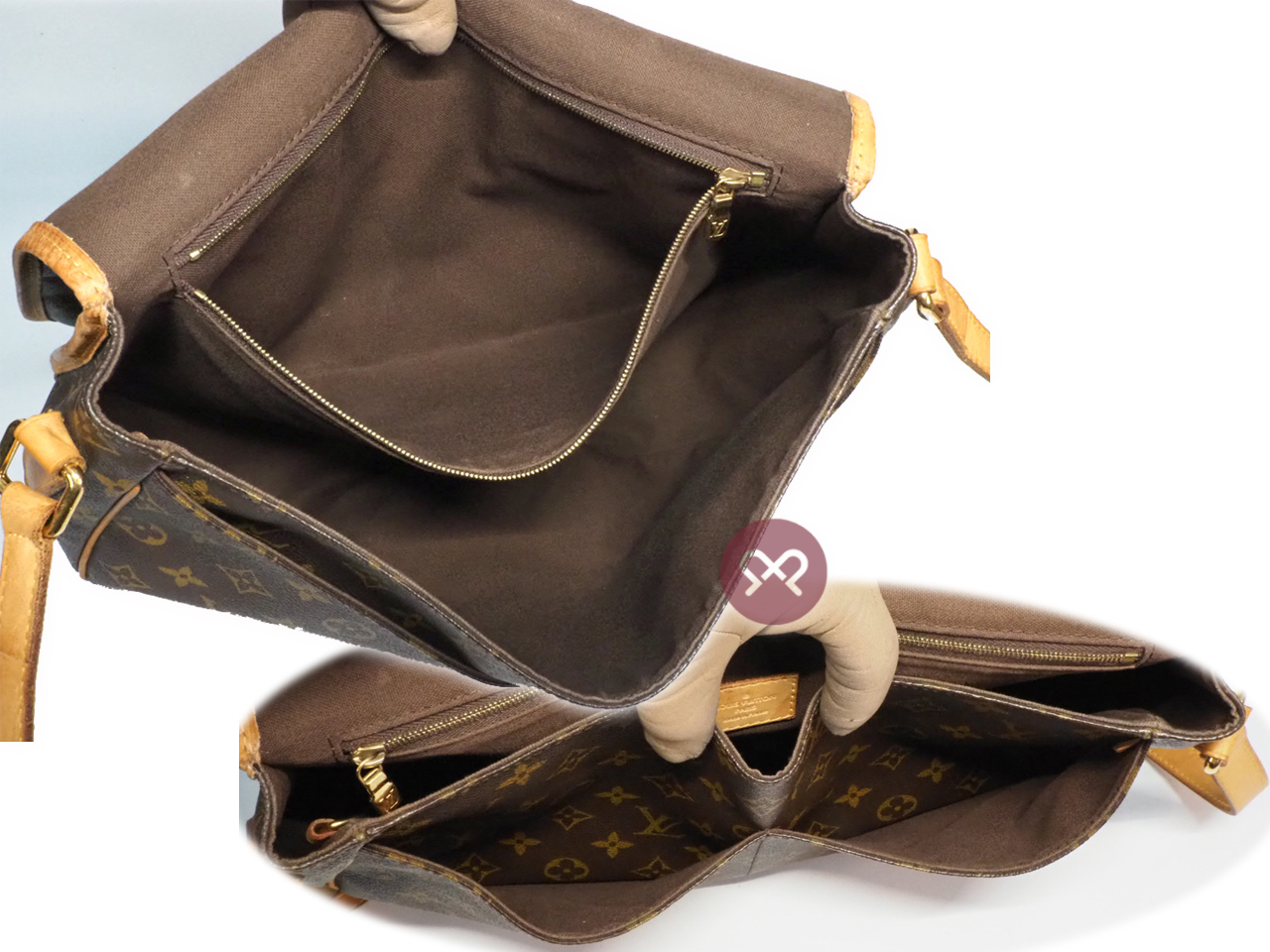 Louis Vuitton M40473 Monogram Canvas Menilmontant MM Messenger Bag (MI4191) - Image 10