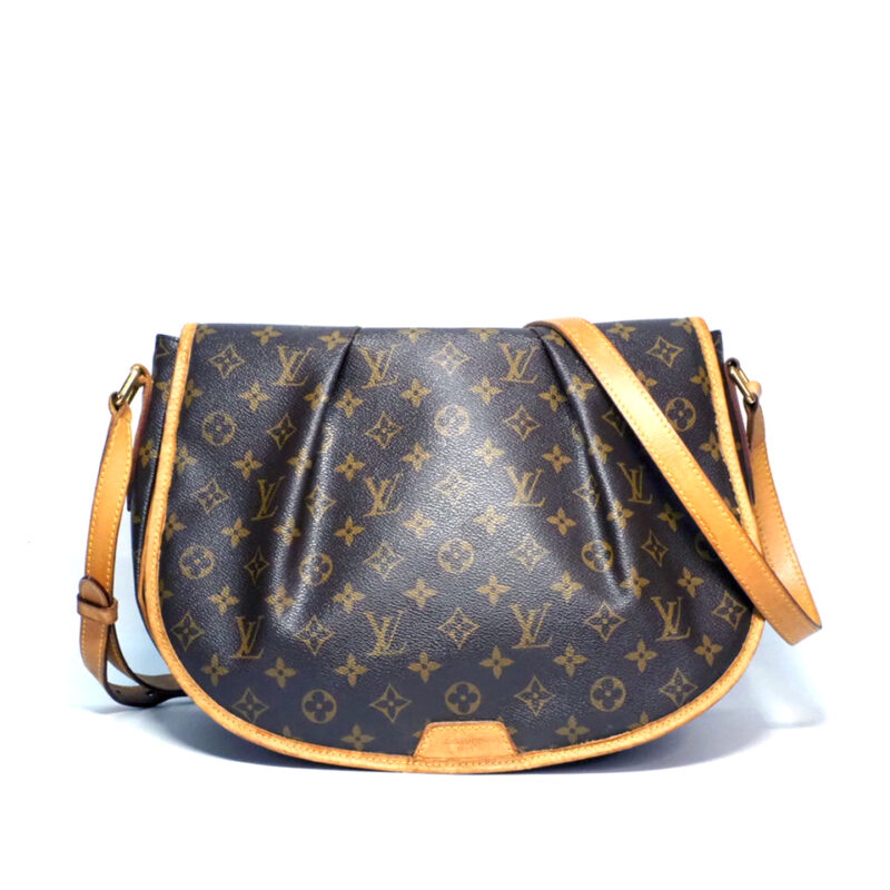 Louis Vuitton M40473 Monogram Canvas Menilmontant MM Messenger Bag (MI4191)