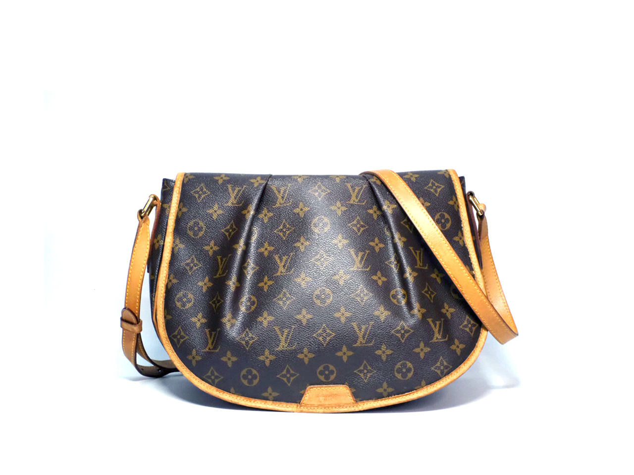 Louis Vuitton M40473 Monogram Canvas Menilmontant MM Messenger Bag (MI4191)