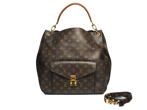 Louis Vuitton M40781 Monogram Canvas Metis Hobo 2-Way Bag (FL0153)