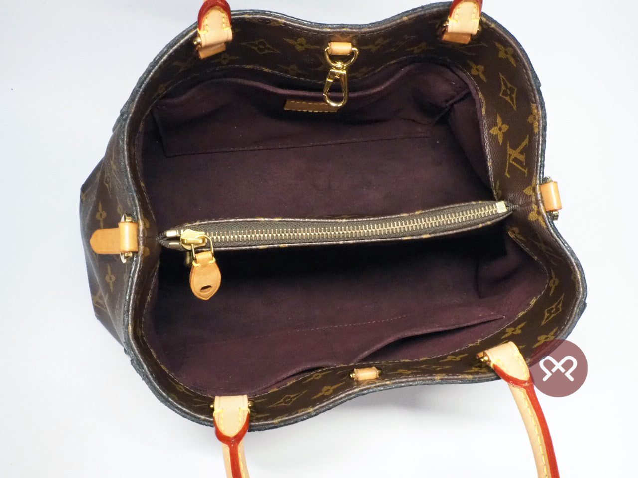 Louis Vuitton M41056 Monogram Canvas Montaigne MM 2-way Bag (CA3187) - Image 7