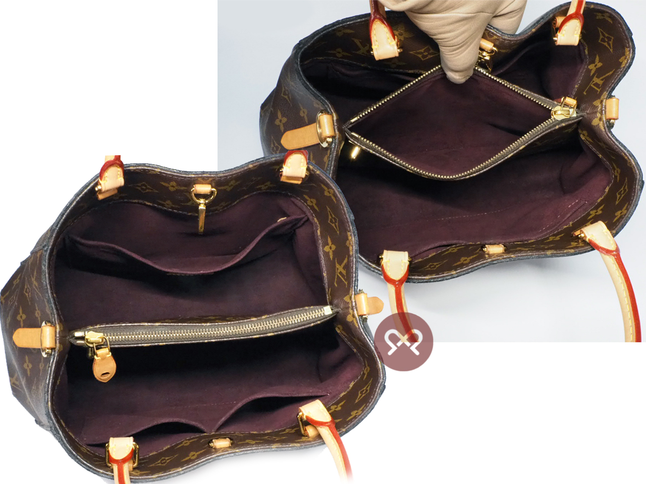 Louis Vuitton M41056 Monogram Canvas Montaigne MM 2-way Bag (CA3187) - Image 8