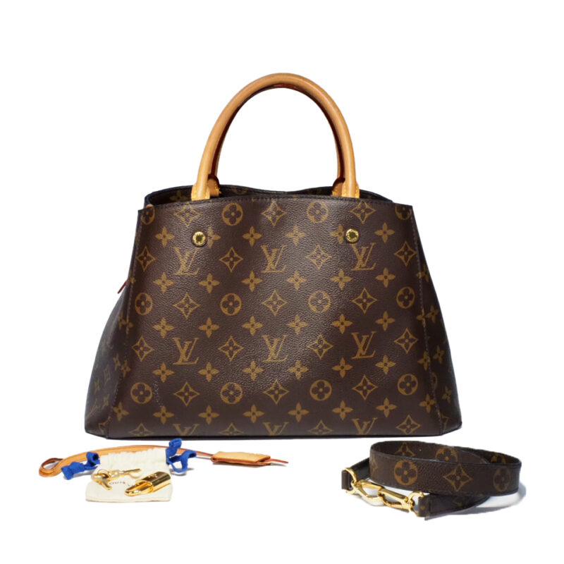 Louis Vuitton M41056 Monogram Canvas Montaigne MM 2-way Bag (CA3187)