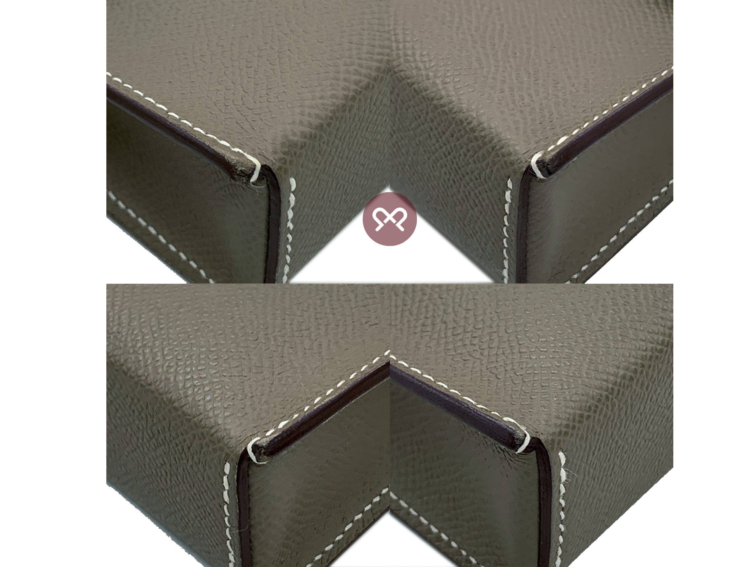 Hermes Etoupe/ Grey Sac Hermesnap Wallet Epsom W Stamp Sling bag - Image 8