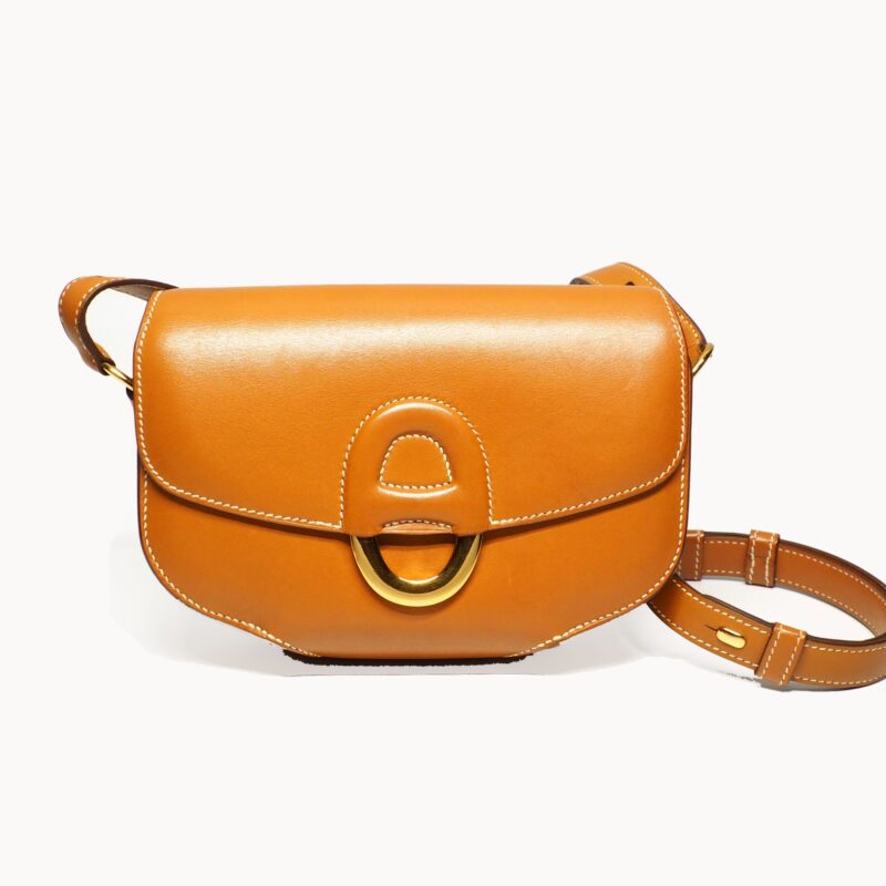 Hermes Cherche-Midi Mini 18 Veau Butler Leather Bag Gold Hardware X Stamp
