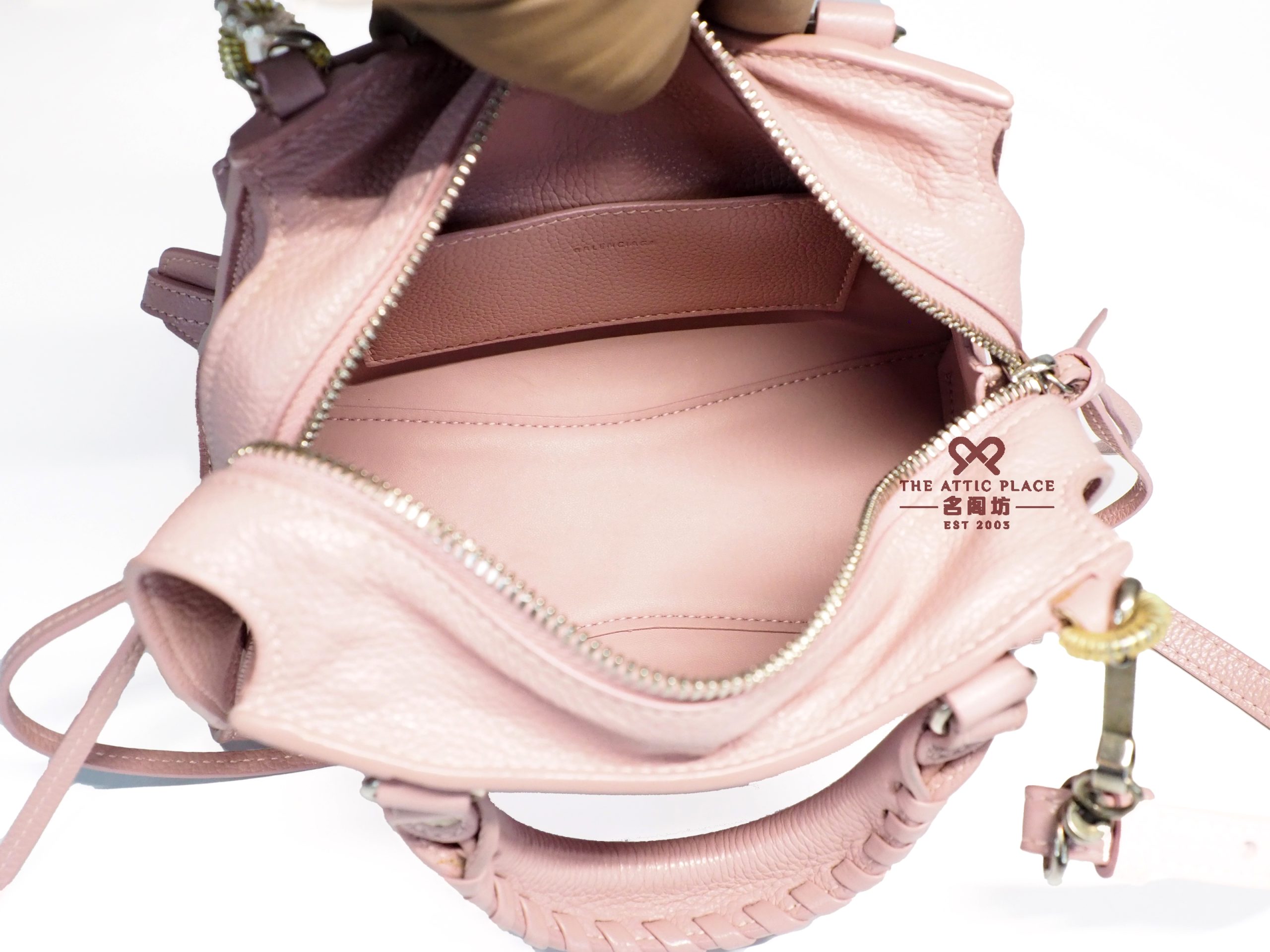 Balenciaga 638524 Pink Mini Neo Cross Body Motorcycle Bag - Image 8