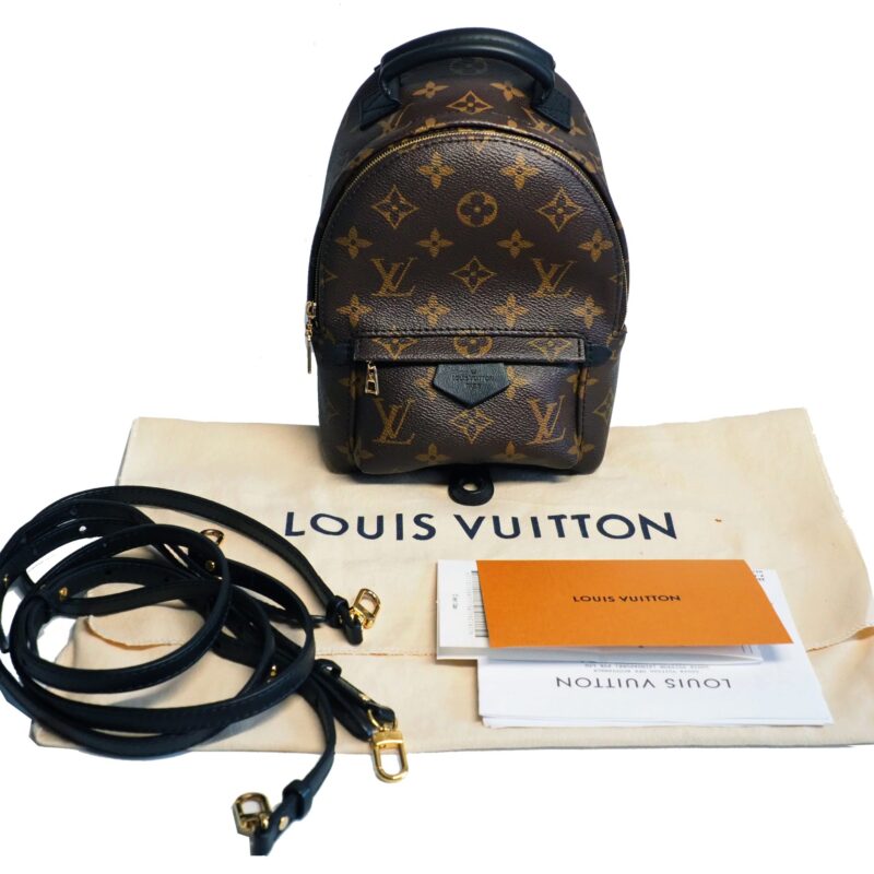 Louis Vuitton Monogram Canvas M41562 Palm Springs Mini Backpack/ Crossbody Bag