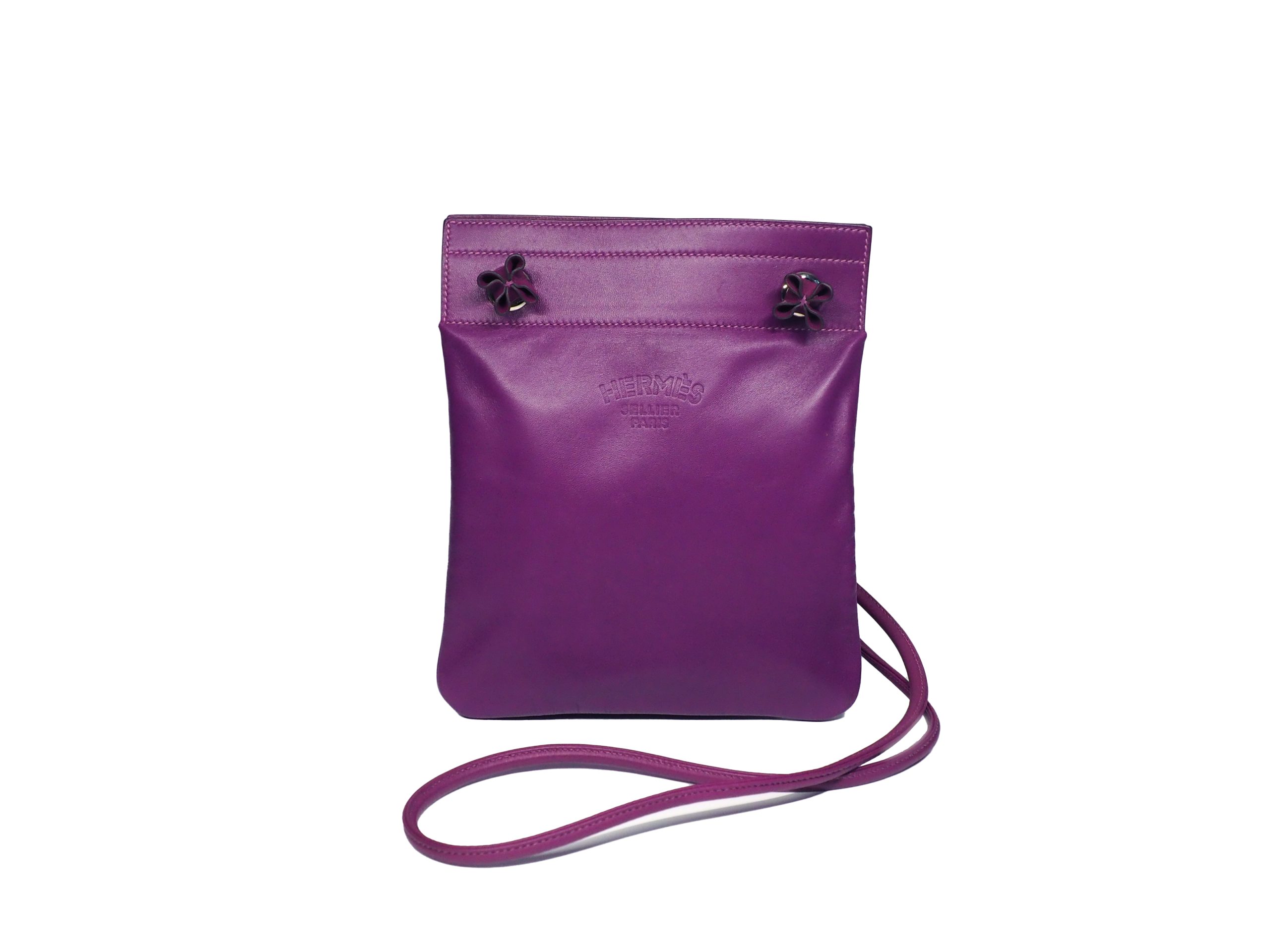 Hermes Purple/ Anemone Aline Mini Swift Leather D Stamp Crossbody bag