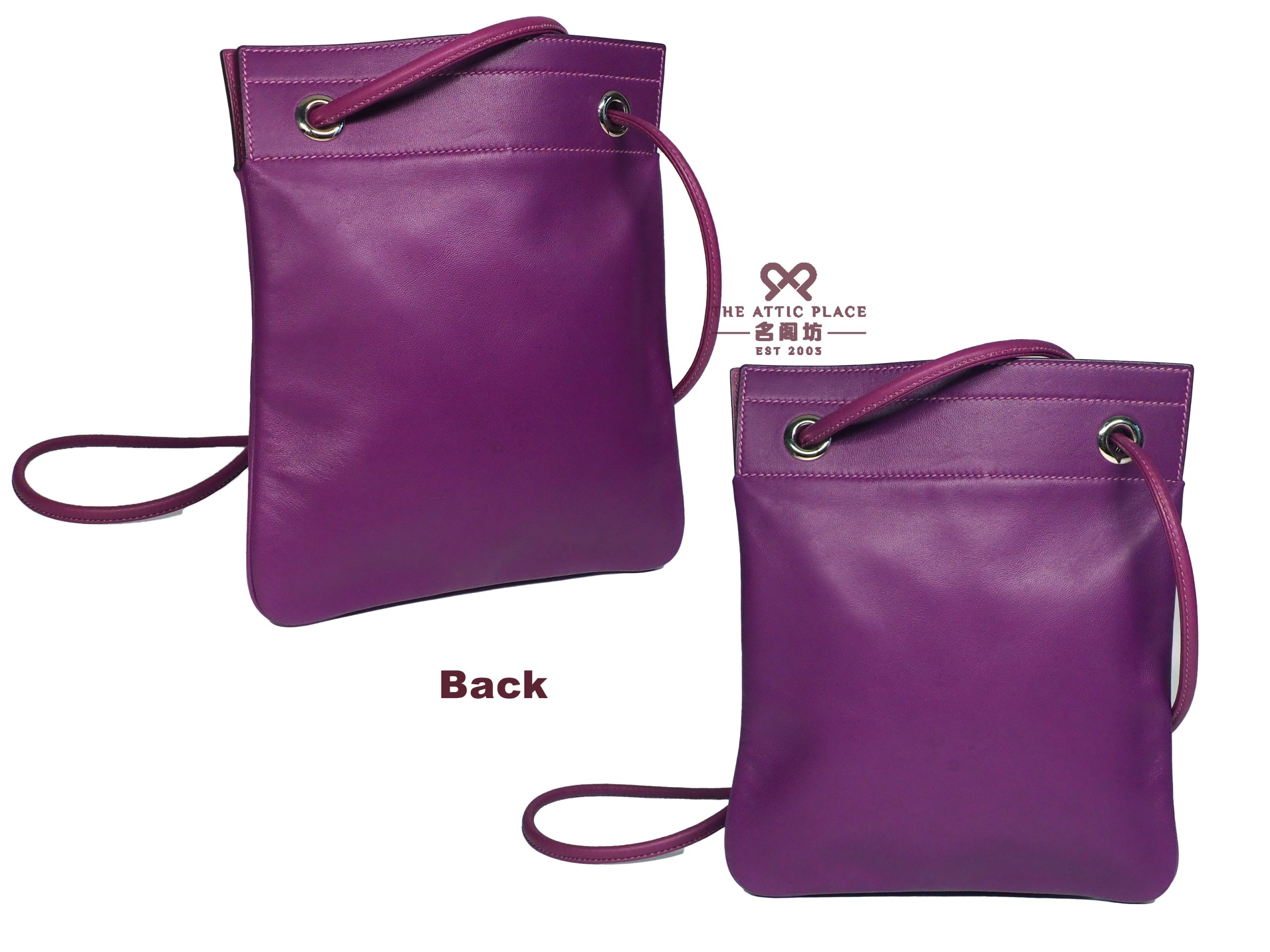 Hermes Purple/ Anemone Aline Mini Swift Leather D Stamp Crossbody bag - Image 3