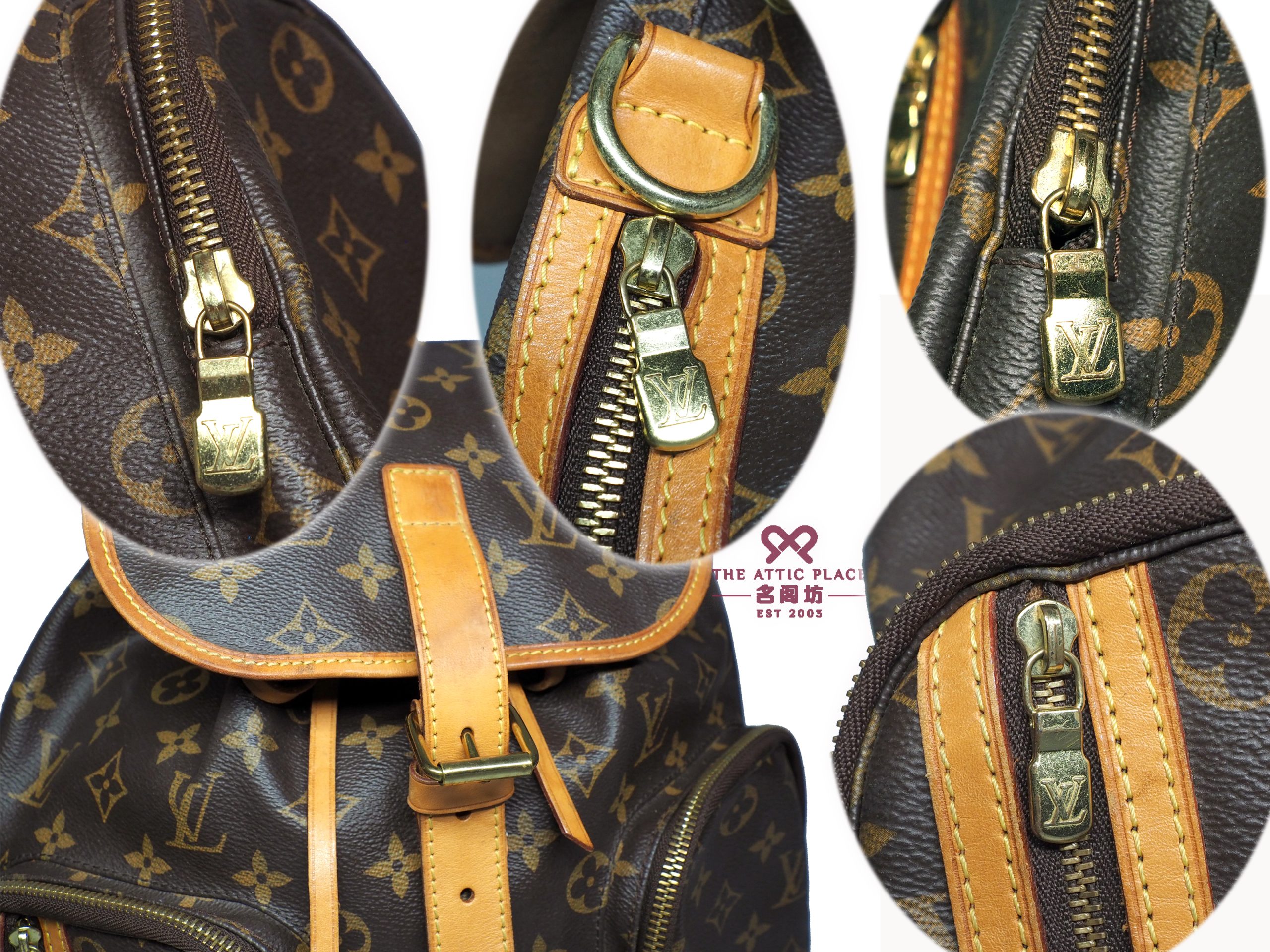 Louis Vuitton M40107 Monogram Canvas Sac A Dos Bosphore Backpack ( FL4115) - Image 7