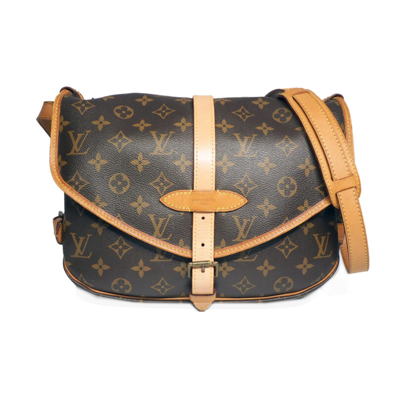 Louis Vuitton M42256 Monogram Canvas Saumur 30 Two Way Bag (MB3152)