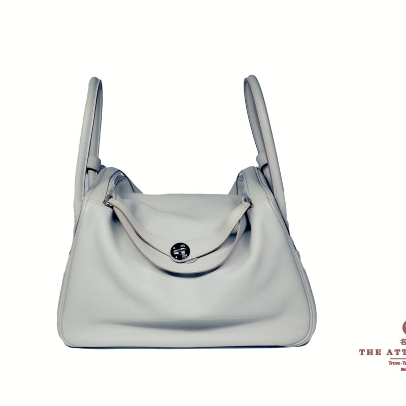 Hermes Lindy 34 Evercolor Leather Gris Perle Palladium Hardware T Stamp